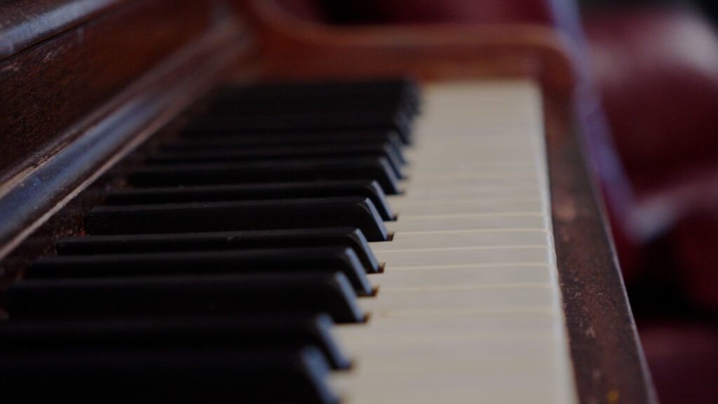 A piano available at a respite care facility