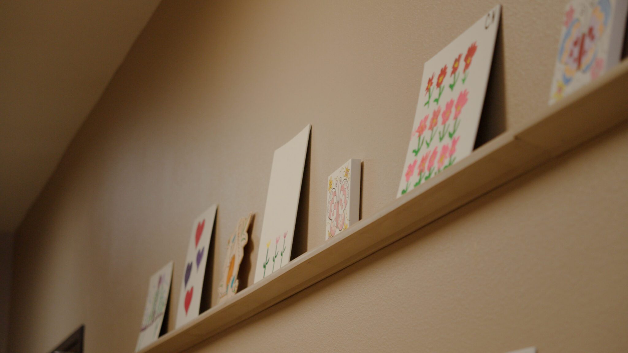 Art work done by long term care, short term care, respite care residents and patients at Corning Therapy and living